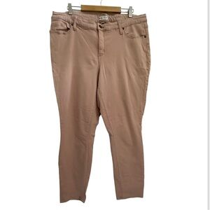 Ava & Viv Light Peach Colored Stretch Lightweight Jeans Size 20W